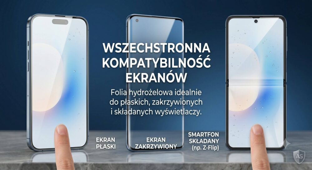 2x folia hydrożelowa na ekran każdego smartfona matowa i przezroczysta
