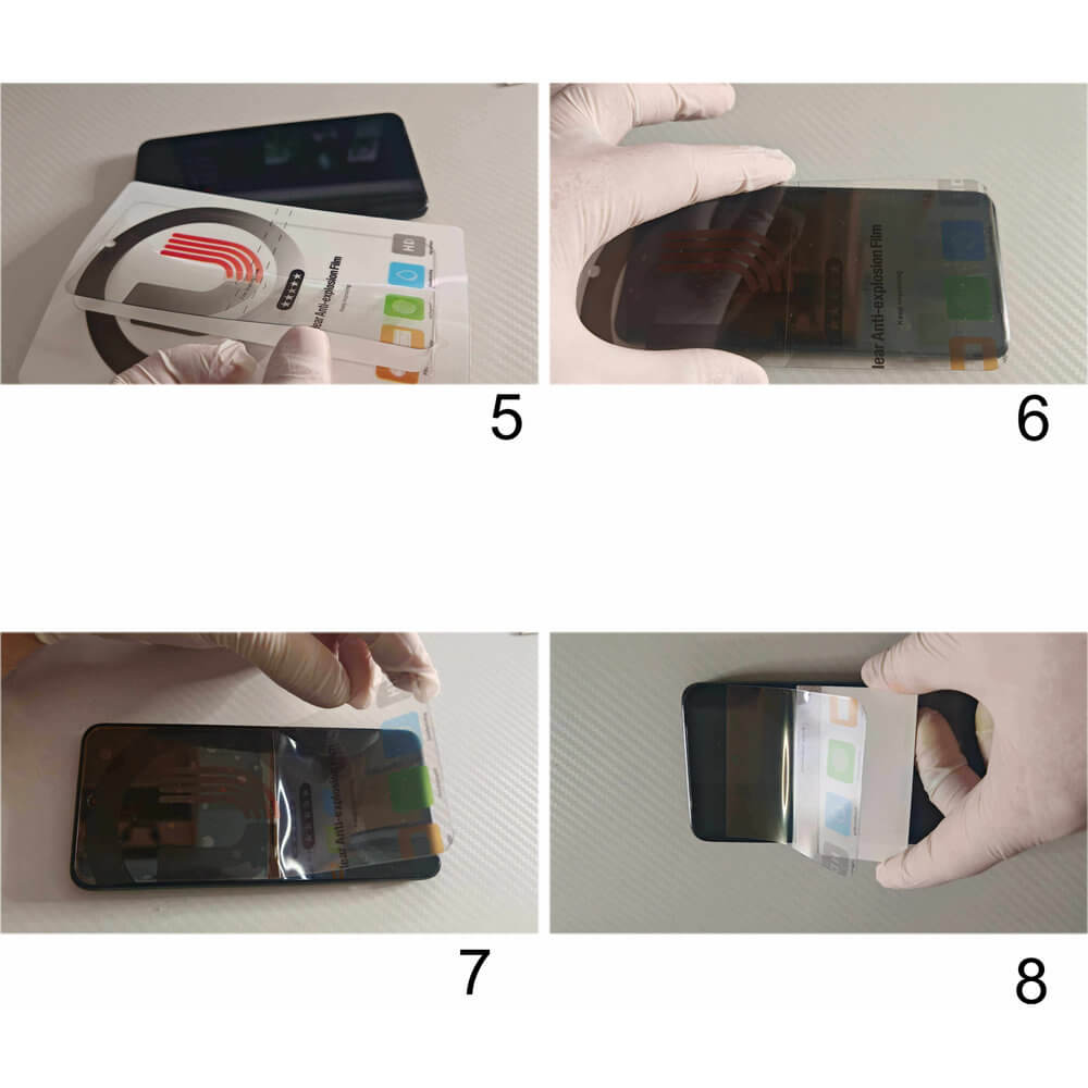 Folia hydrożelowa na smartfon - uniwersalna 2 szt. matowa i przezroczysta - obrazek 6