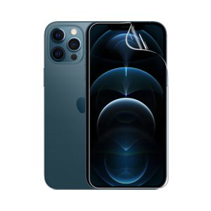 Гідрогелева плівка для iPhone 12 Pro Max, стійка до розтріскування - комплект з 2 шт., прозора + матова