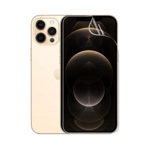 Гідрогелева плівка для iPhone 12 Pro, стійка до розтріскування - комплект з 2 шт., прозора + матова