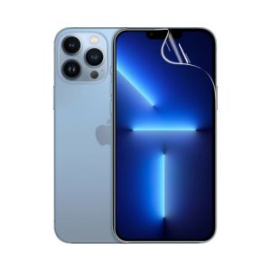 Гідрогелева плівка для iPhone 13 Pro Max, стійка до розтріскування - комплект з 2 шт., прозора + матова