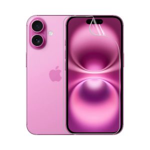 Гідрогелева плівка для iPhone 16, стійка до розтріскування - комплект з 2 шт., прозора + матова