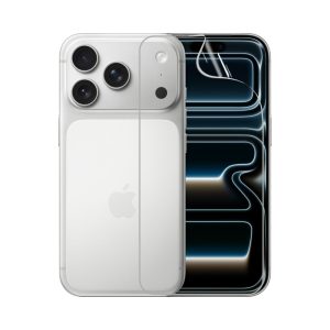Folia do iPhone 17 Pro hydrożelowa odporna na pękanie - w zestawie 2 szt. przezroczysta + matowa
