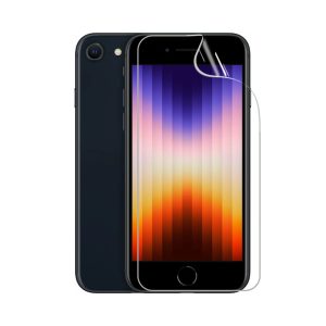 Гідрогелева плівка для iPhone SE (3-го покоління 2022), стійка до розтріскування - комплект з 2 шт., прозора + матова