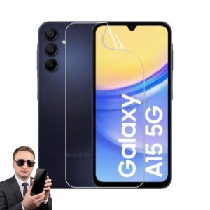 2x гідрогелева плівка на екран Samsung Galaxy A15 5G, матова та прозора