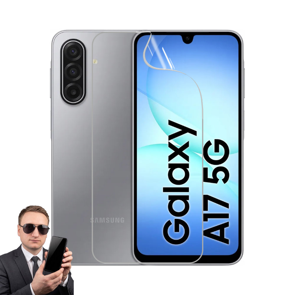 2x гідрогелева плівка на екран Samsung Galaxy A17 5G, матова та прозора