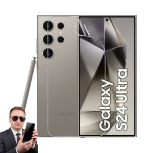 2x гідрогелева плівка на екран Samsung Galaxy S24 Ultra, матова та прозора