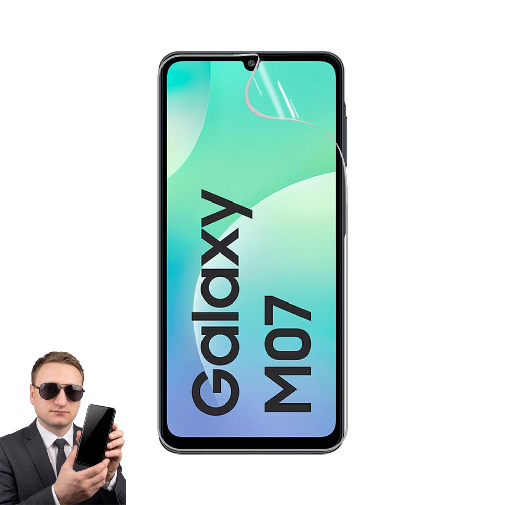 2x гідрогелева плівка на екран Samsung Galaxy M07, матова та прозора