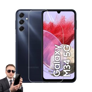 2x гідрогелева плівка на екран Samsung Galaxy M34 5G, матова та прозора
