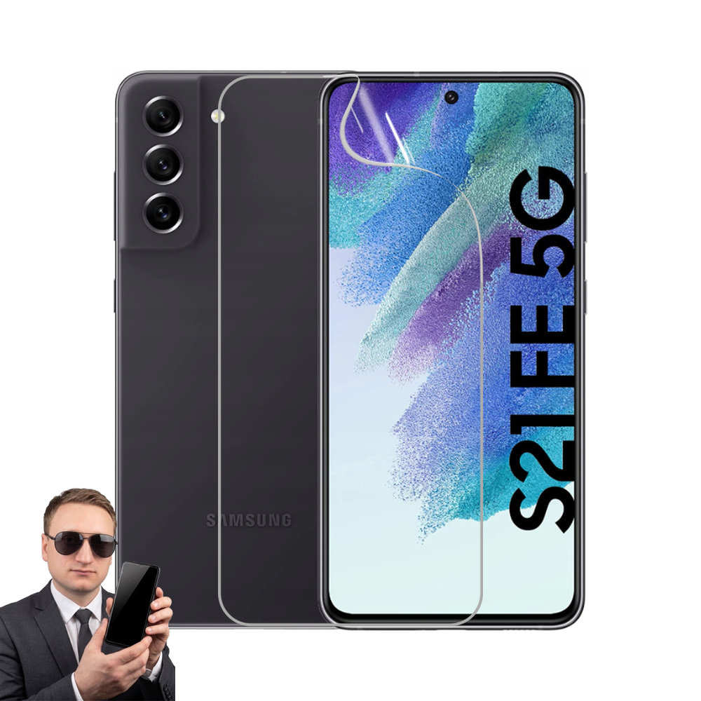 2x folia hydrożelowa na ekran Samsung Galaxy S21 FE 5G matowa i przezroczysta