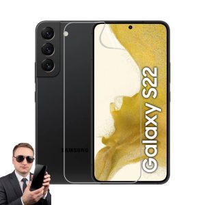 2x folia hydrożelowa na ekran Samsung Galaxy S22 matowa i przezroczysta