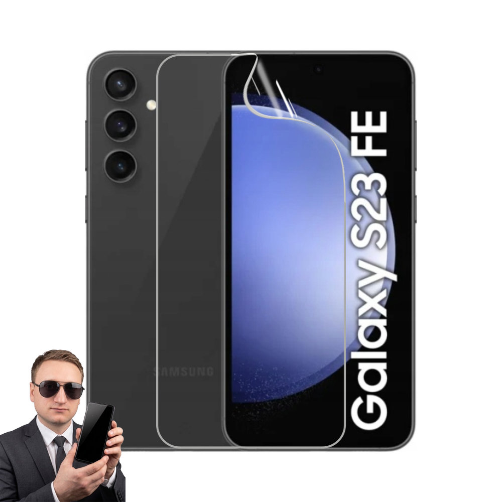 2x гідрогелева плівка на екран Samsung Galaxy S23 FE, матова та прозора