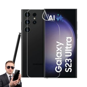 2x гідрогелева захисна плівка на екран Samsung Galaxy S23 Ultra матова та прозора