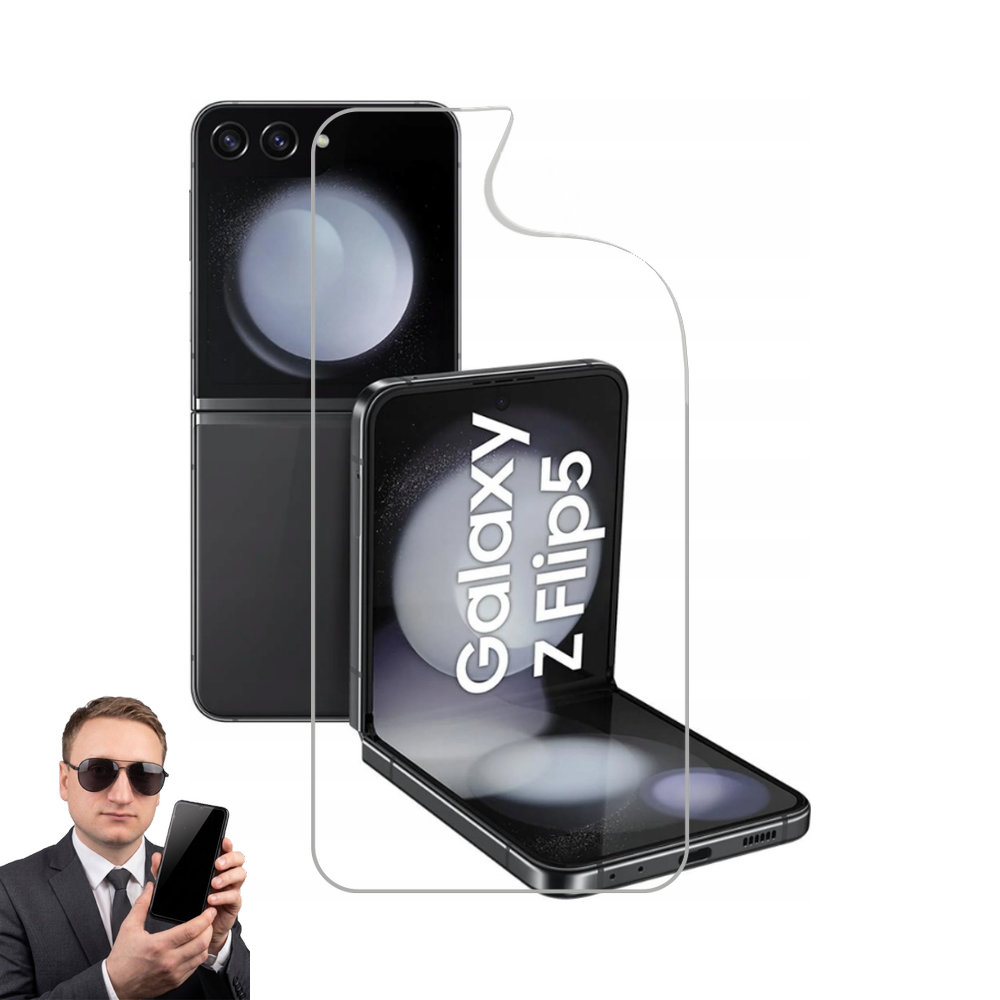 2x гідрогелева плівка на екран Samsung Galaxy Z Flip5, матова та прозора