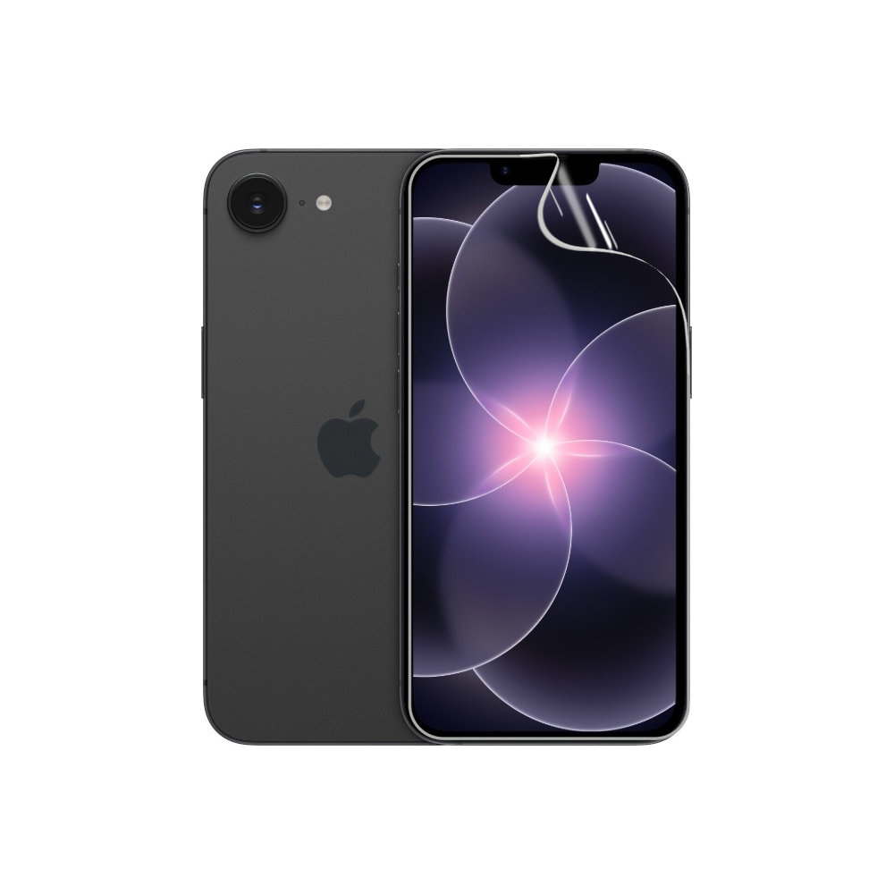 Folia do iPhone 17e hydrożelowa odporna na pękanie - w zestawie 2 szt. przezroczysta + matowa