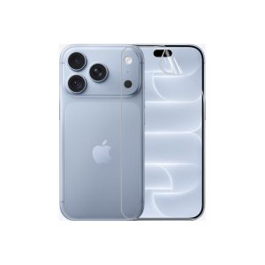 Folia do iPhone 18 Pro hydrożelowa odporna na pękanie - w zestawie 2 szt. przezroczysta + matowa